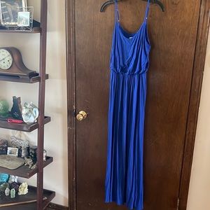 Blue maxi sundress, size M, $7